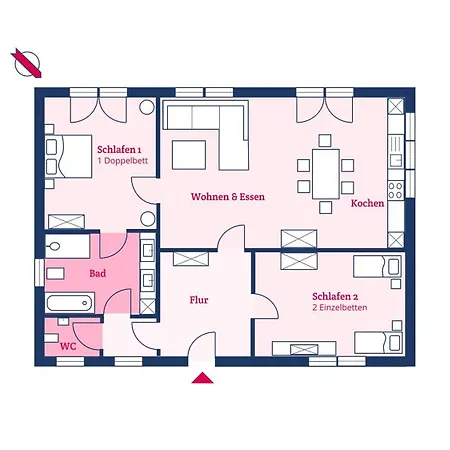 Hébergement de vacances Huus Leeftalich