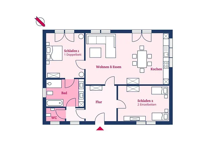 Semesterbostad Huus Leeftalich